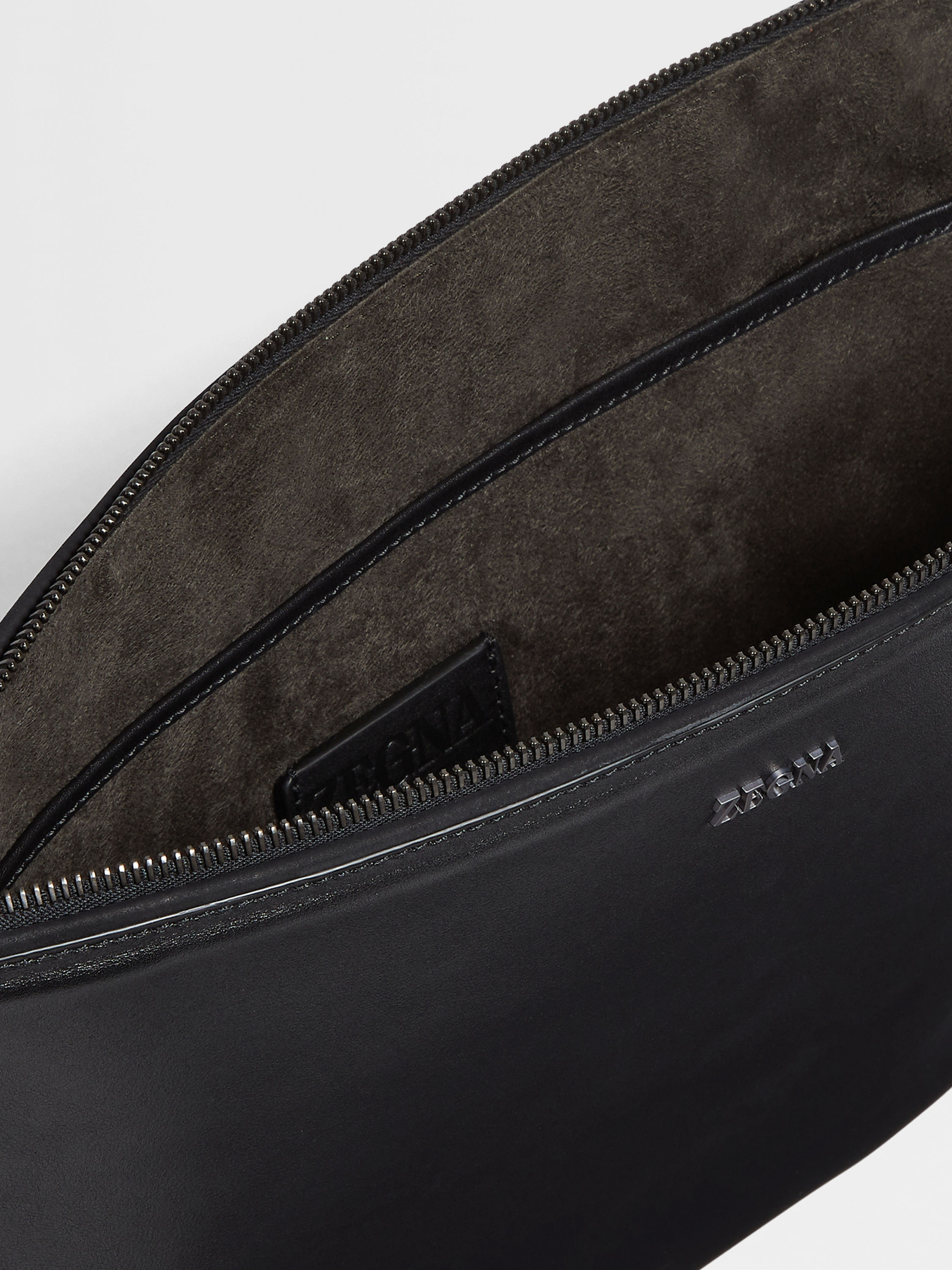 Portfolio in Pelle Nera Foto #3 di dettaglio del prodotto