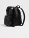Black Technical Fabric and PELLETESSUTA™ Leather Backpack Product detail photo #2