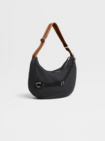 Black Leather Edgy Business Bag FW23 28279505