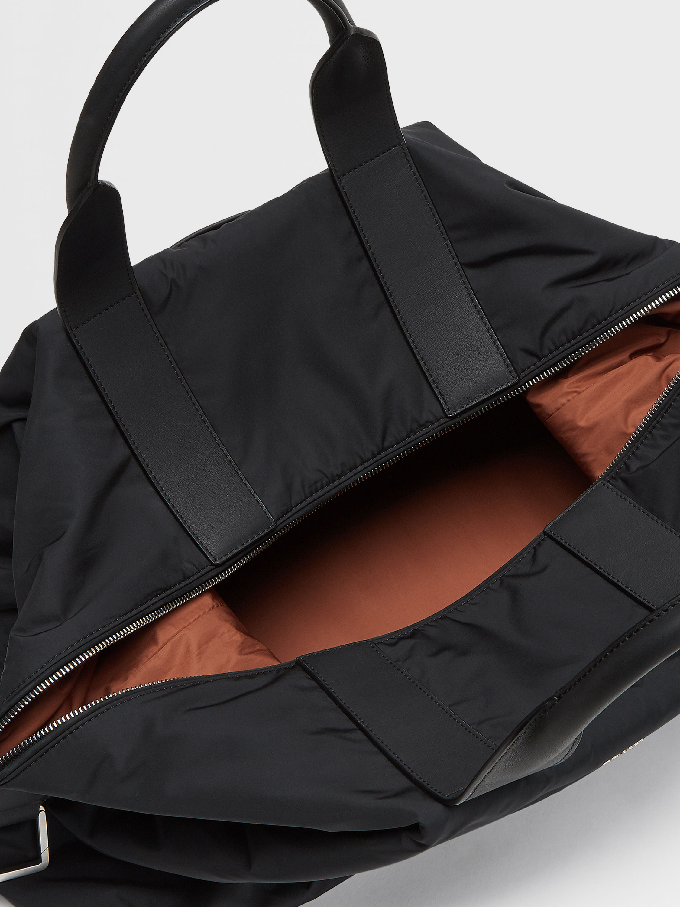Black Technical Fabric Holdall Product detail photo #3