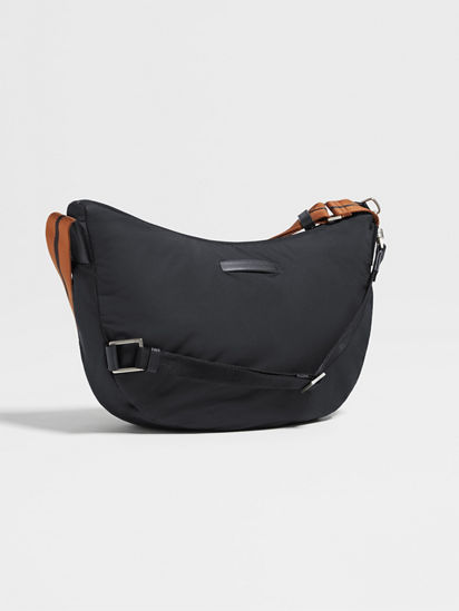 Extra Small Black Linen Pouch