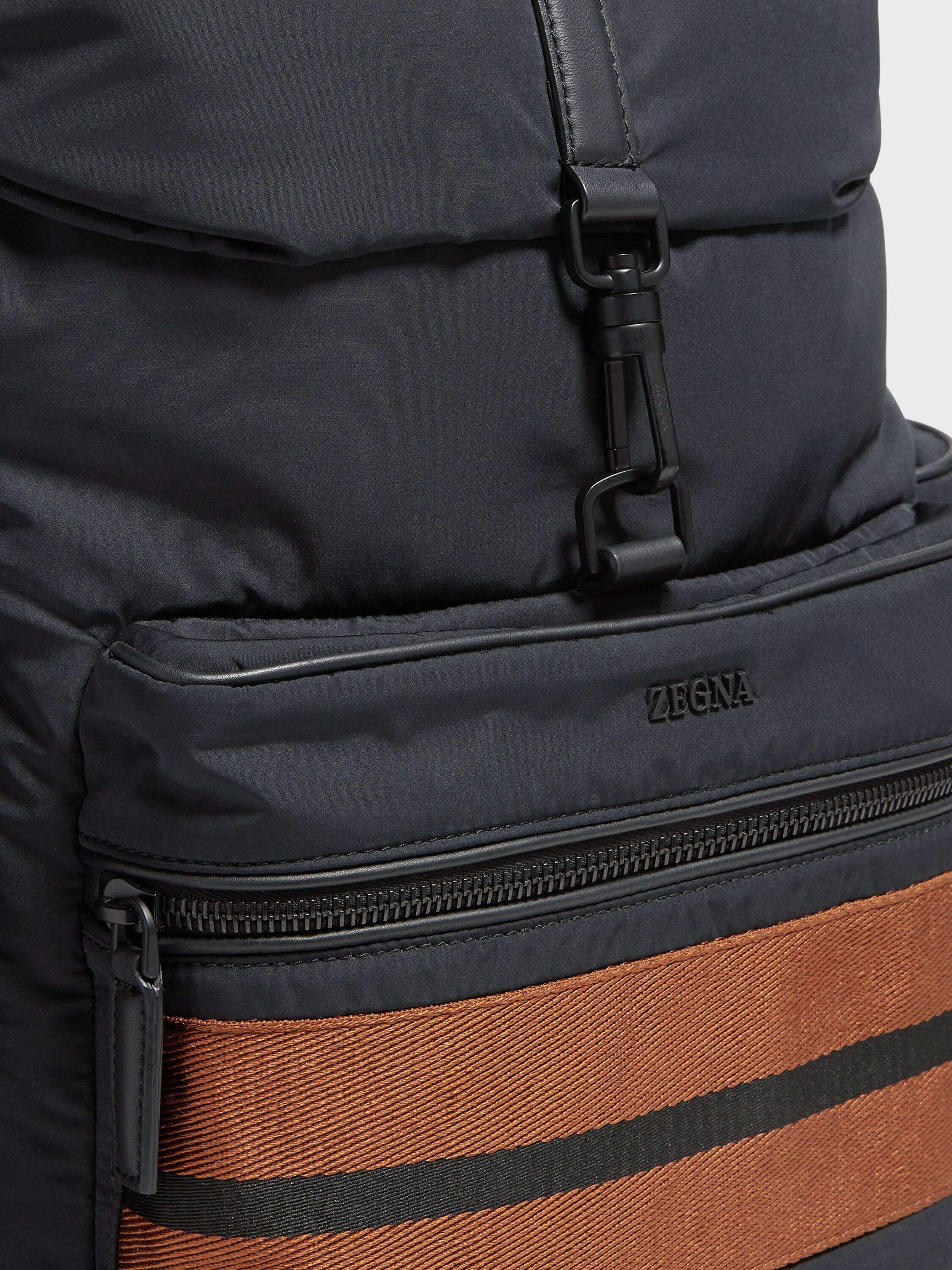 Black Technical Fabric Special Backpack Product detail photo #4