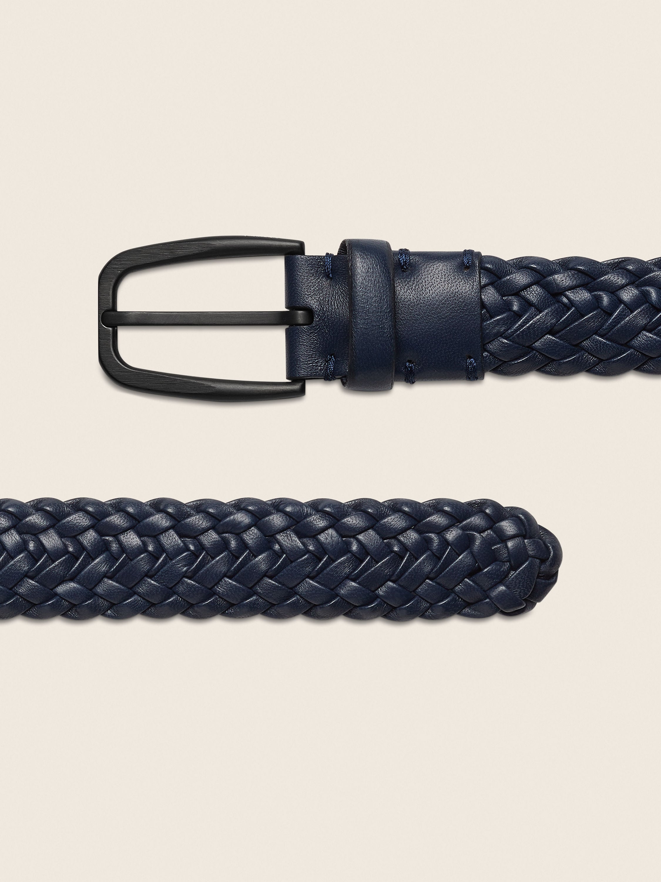 Blue Leather Belt Product detail photo #1