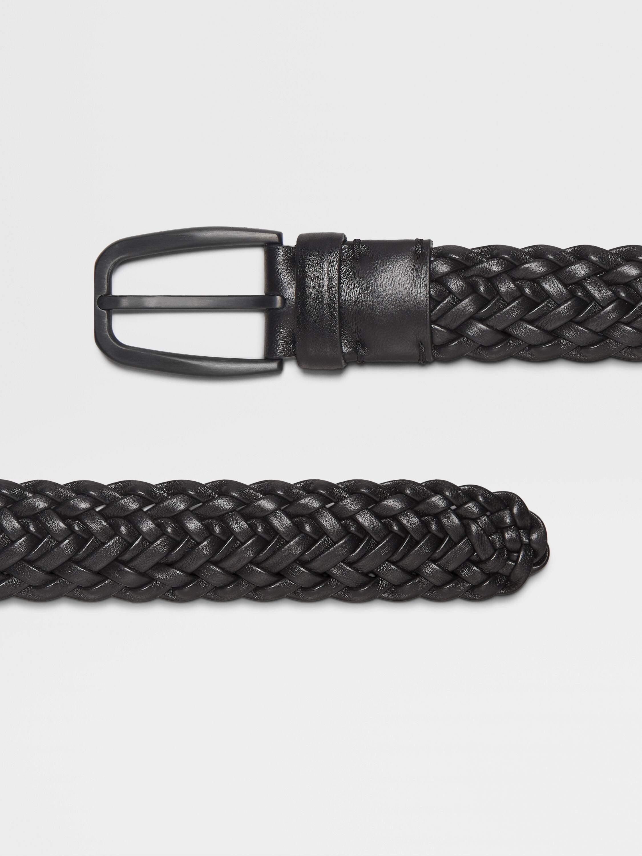 Cintura in Pelle Nera Foto #1 di dettaglio del prodotto