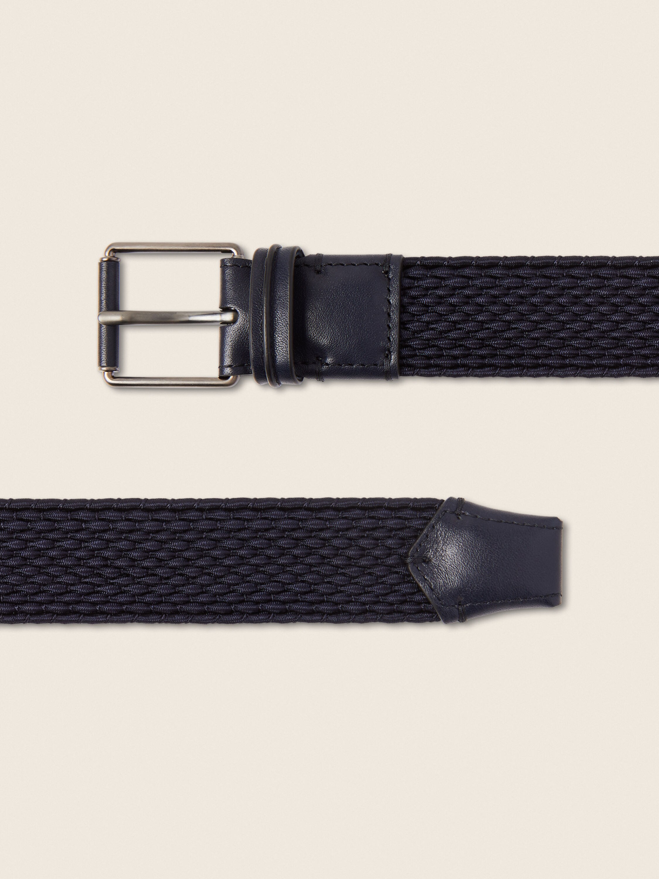 Navy Blue Rayon Belt Product detail photo #1