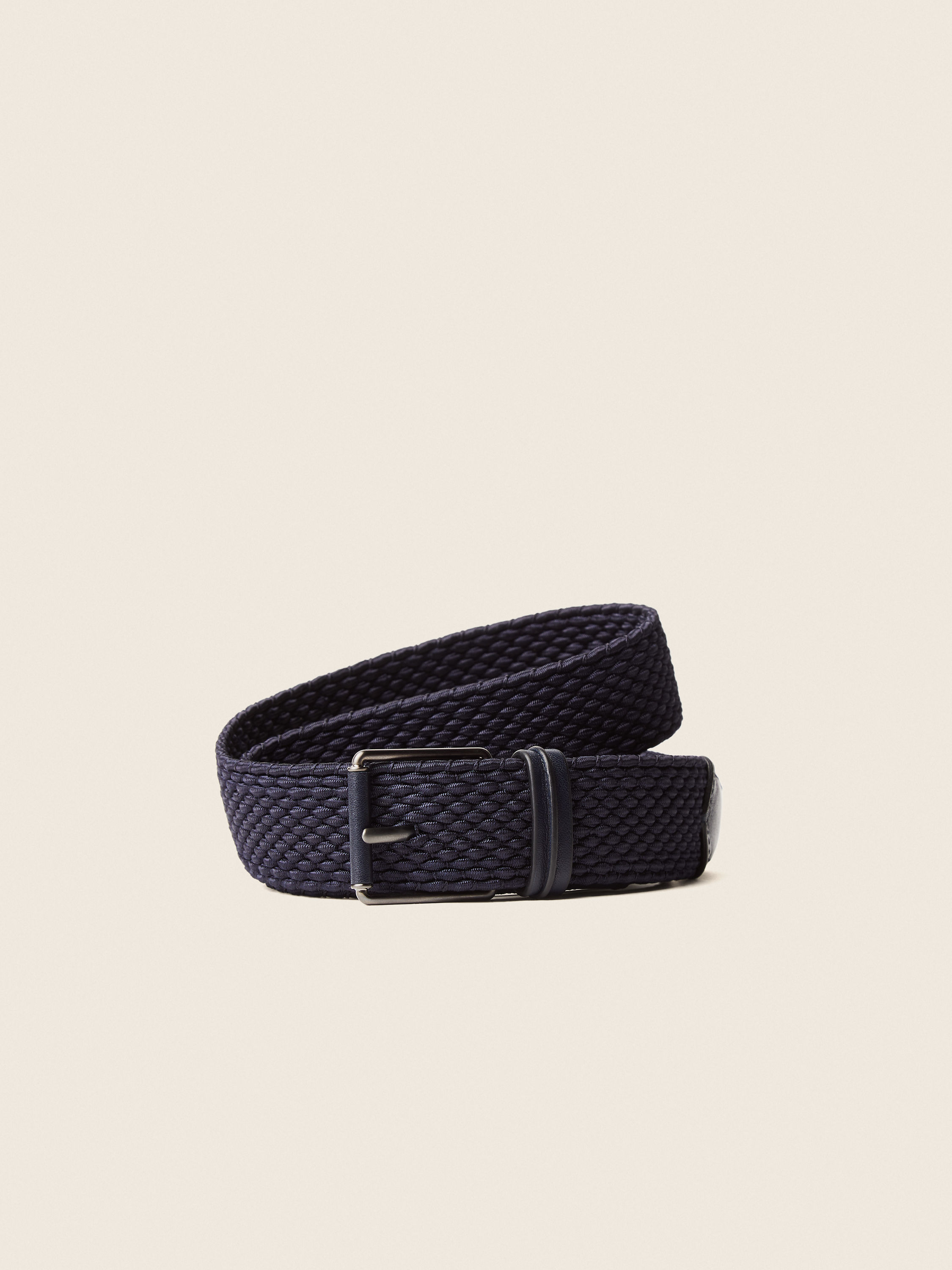 Navy Blue Rayon Belt Product detail photo #2