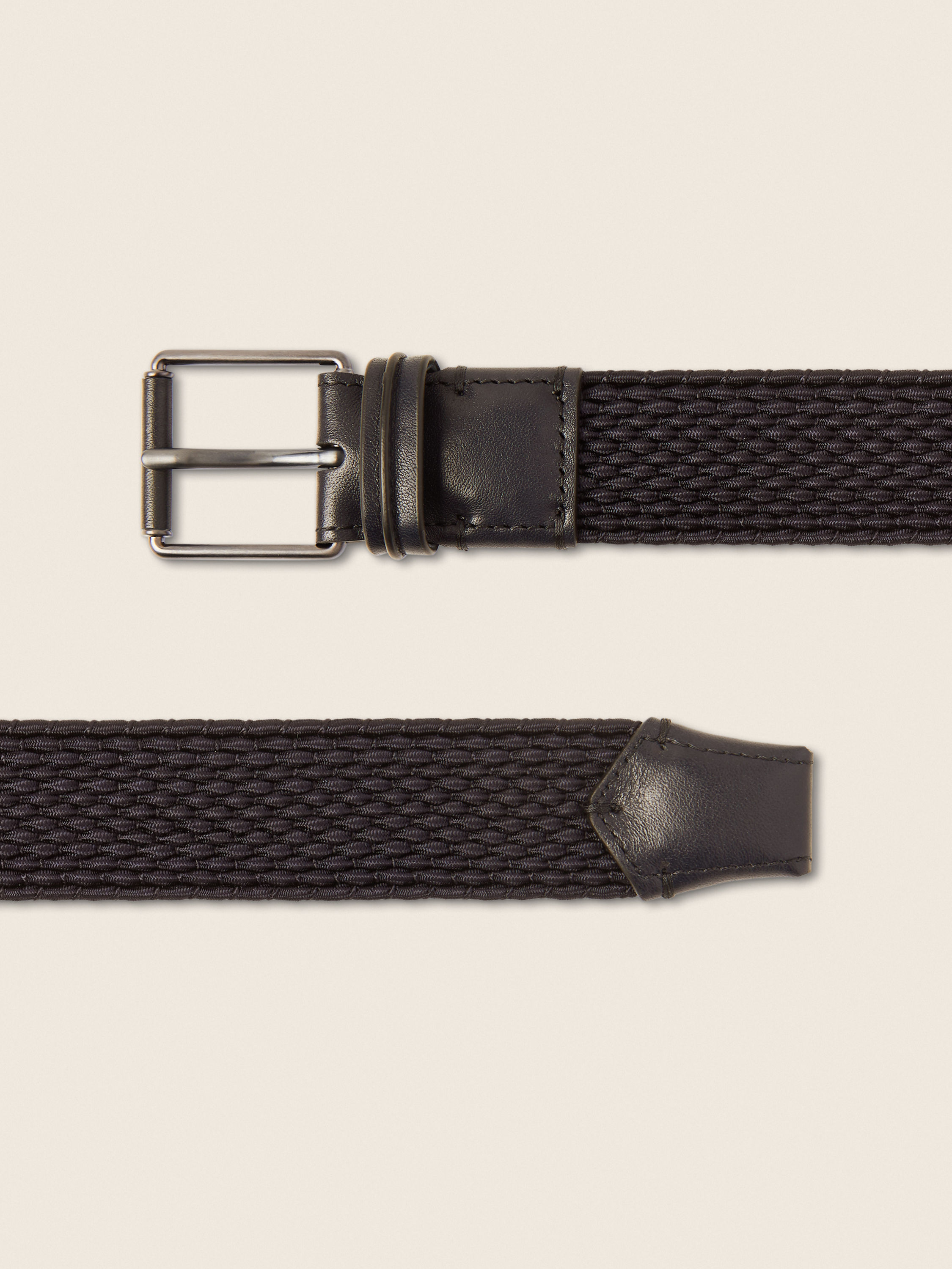 Dark Brown Rayon Belt Product detail photo #1