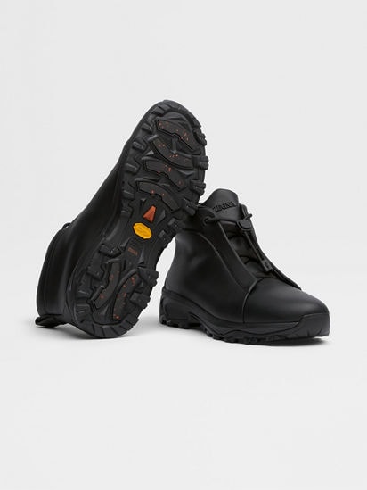 Black Leather Triple Stitch™ Vetta Sneakers FW24 28401450 Black Leather Triple Stitch™ Vetta Sneakers FW24 28401450
