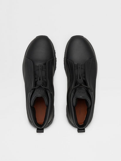 Black Leather Triple Stitch™ Vetta Sneakers FW24 28401450 Black Leather Triple Stitch™ Vetta Sneakers FW24 28401450