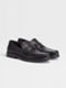 Black Hand-Buffed Leather X-Lite Loafers Product detail photo #2