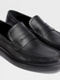 Black Hand-Buffed Leather X-Lite Loafers Product detail photo #3