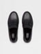 Black Hand-Buffed Leather X-Lite Loafers Product detail photo #4