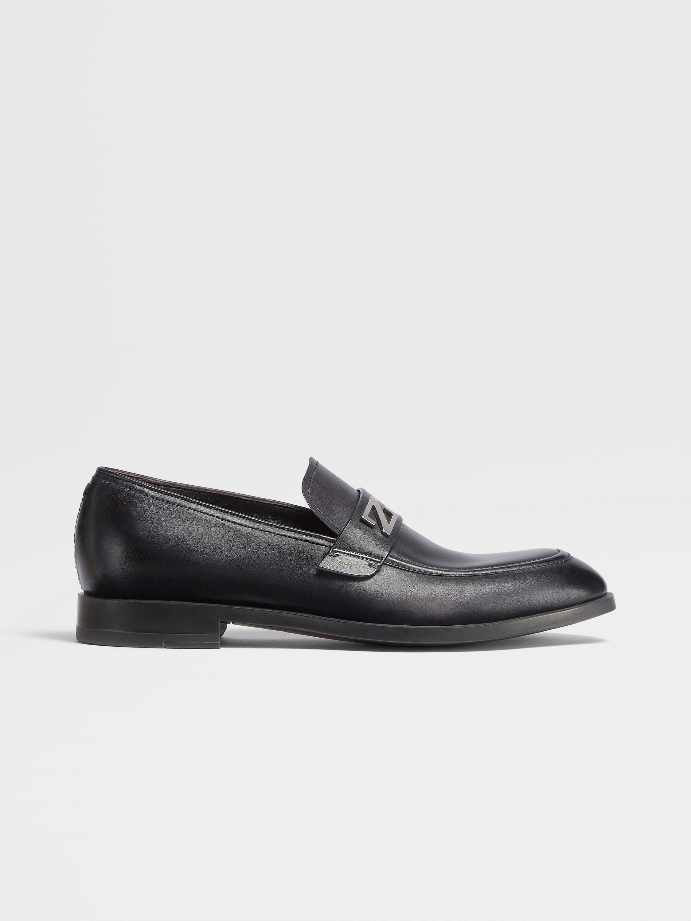 Black Siena Flex Loafers SS24 22067232 | Zegna HK