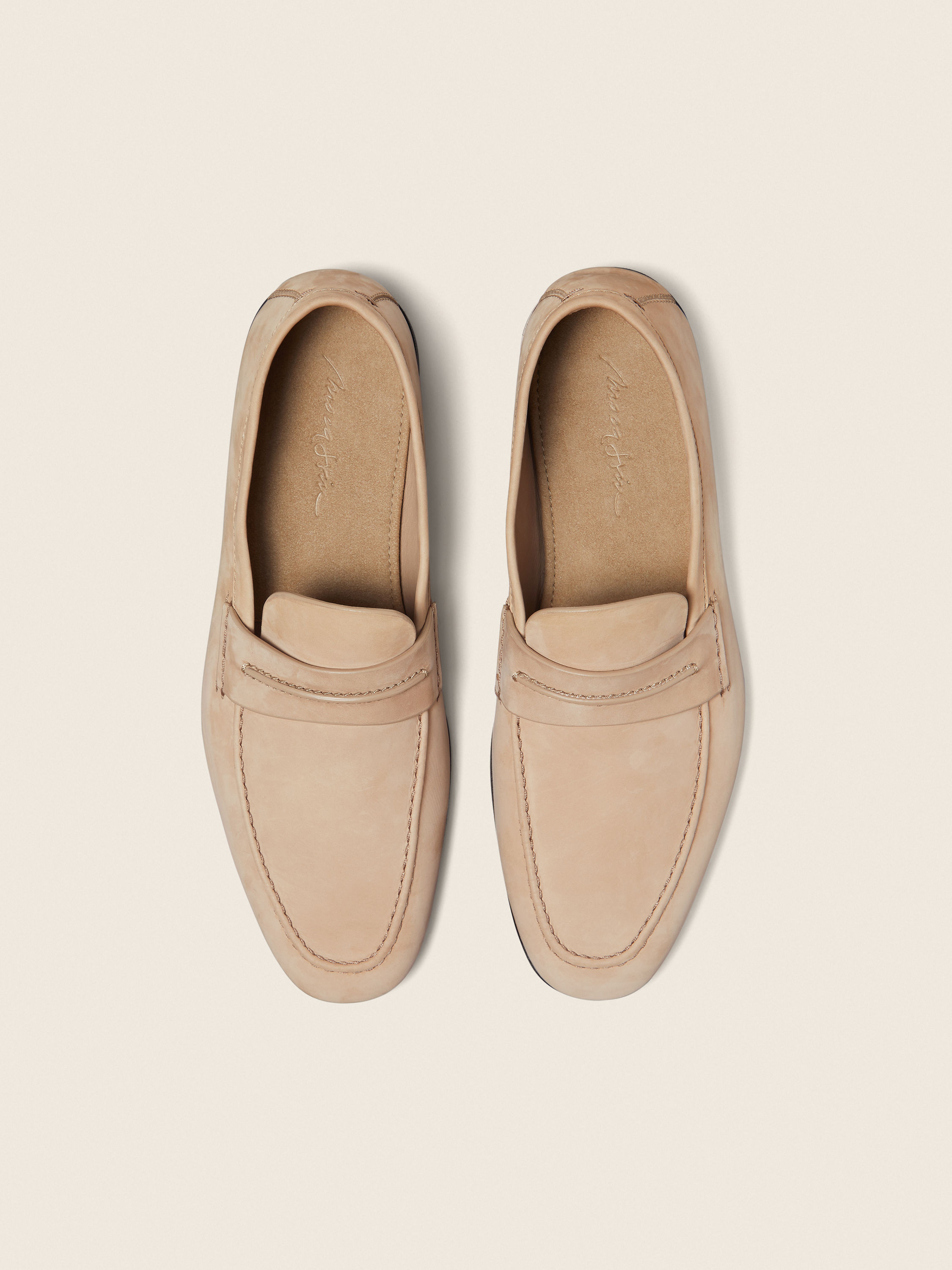 Beige SECONDSKIN Mocassin Loafer Product detail photo #2