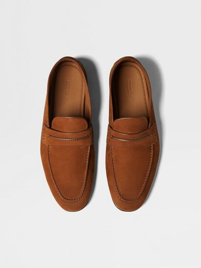 Dark Foliage SECONDSKIN Mocassin Loafer SS25 33638817 | Zegna US