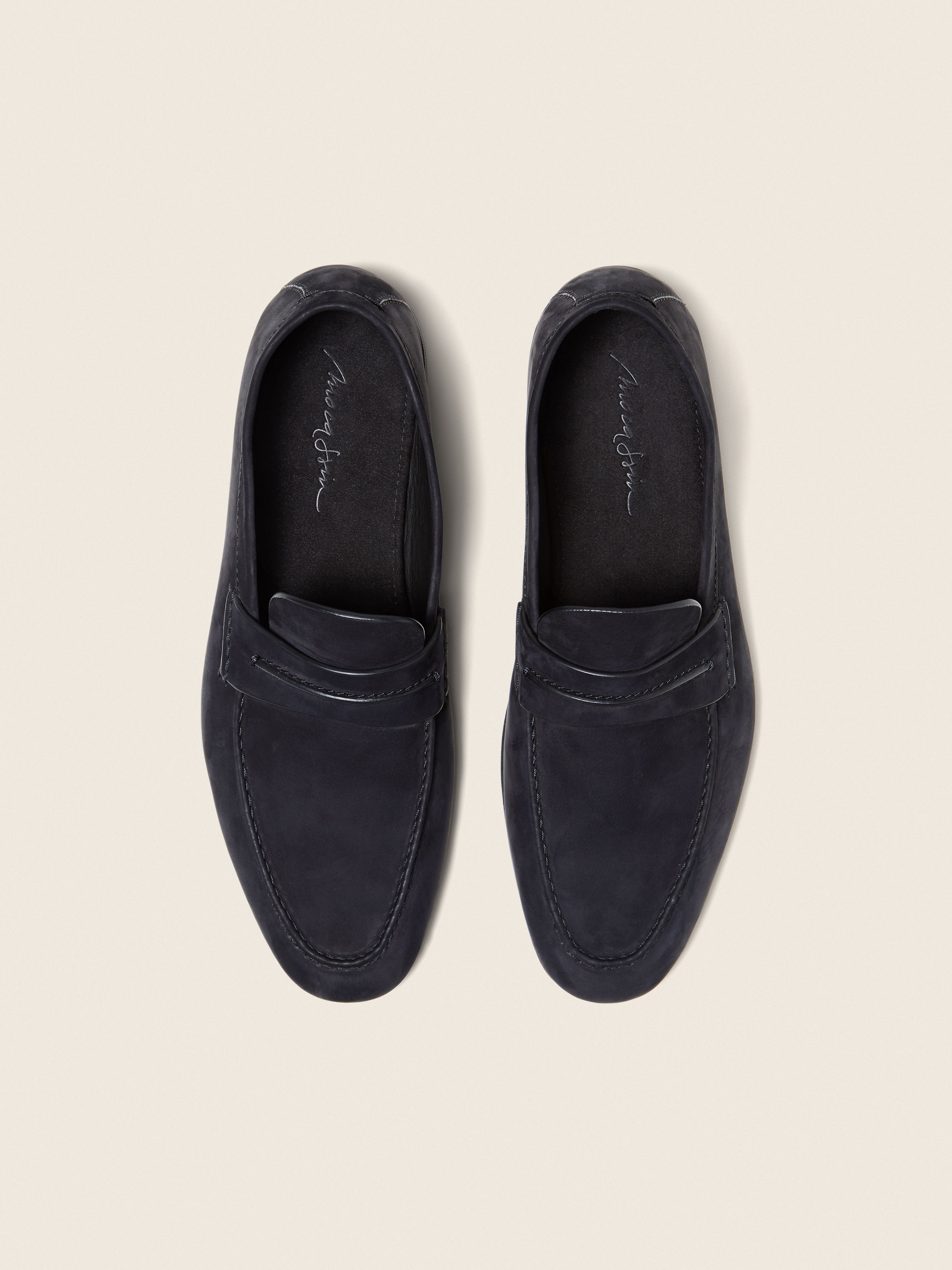 Navy Blue SECONDSKIN Mocassin Loafer Product detail photo #2