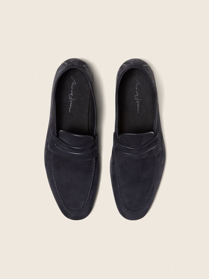 Navy Blue SECONDSKIN Mocassin Loafer SS26 37097435 | Zegna US