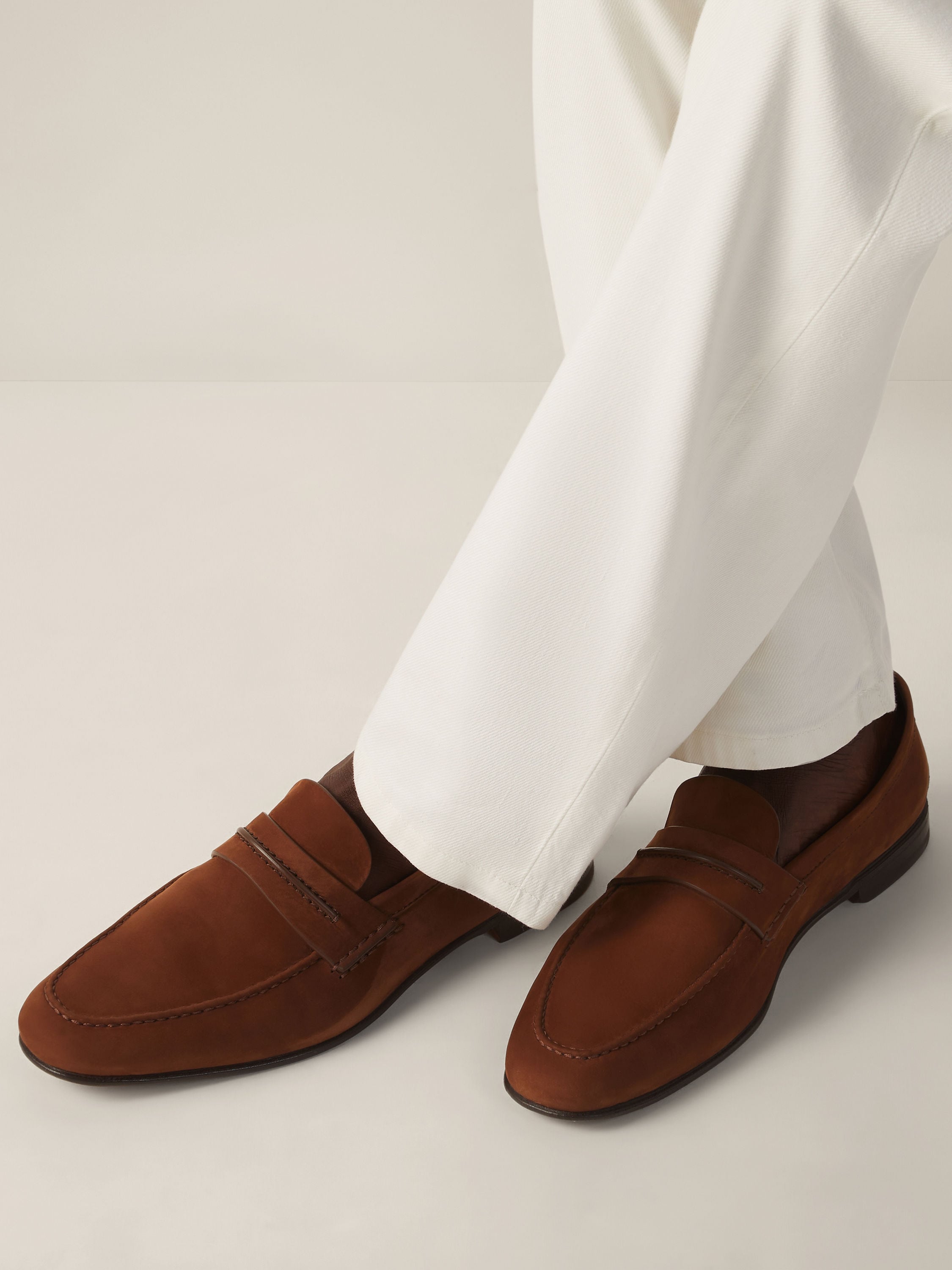 Light Brown SECONDSKIN Mocassin Loafer Product detail photo #1