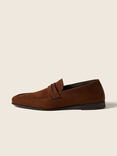 Light Brown SECONDSKIN Mocassin Loafer SS26 33638824 | Zegna US