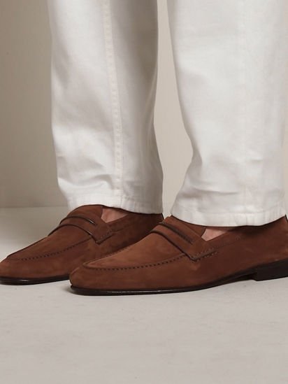 Light Brown SECONDSKIN Mocassin Loafer SS26 33638824 | Zegna US