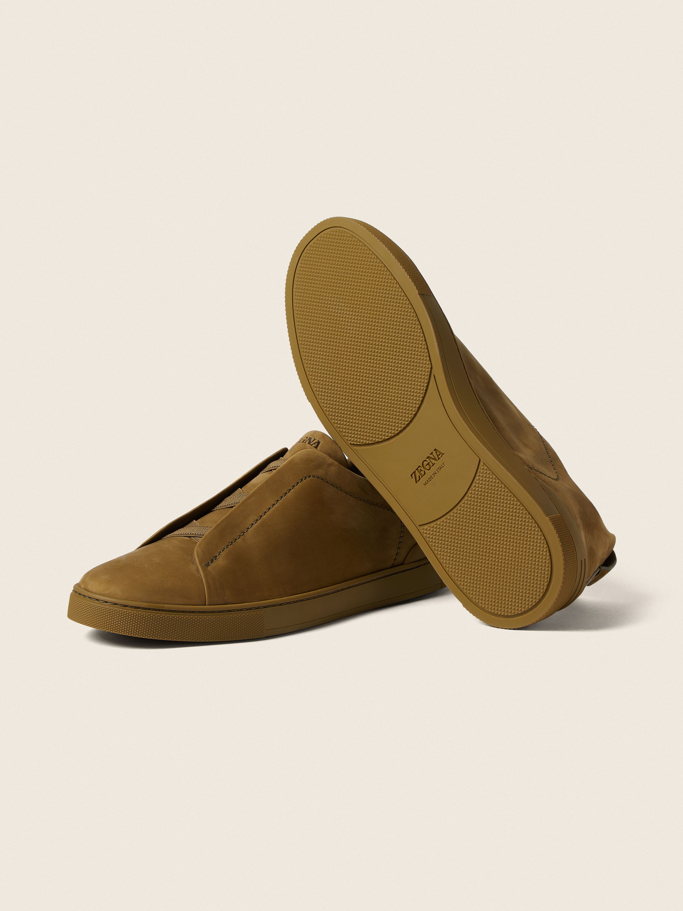 Olive Green Triple Stitch™ SECONDSKIN Sneakers Product detail photo #4