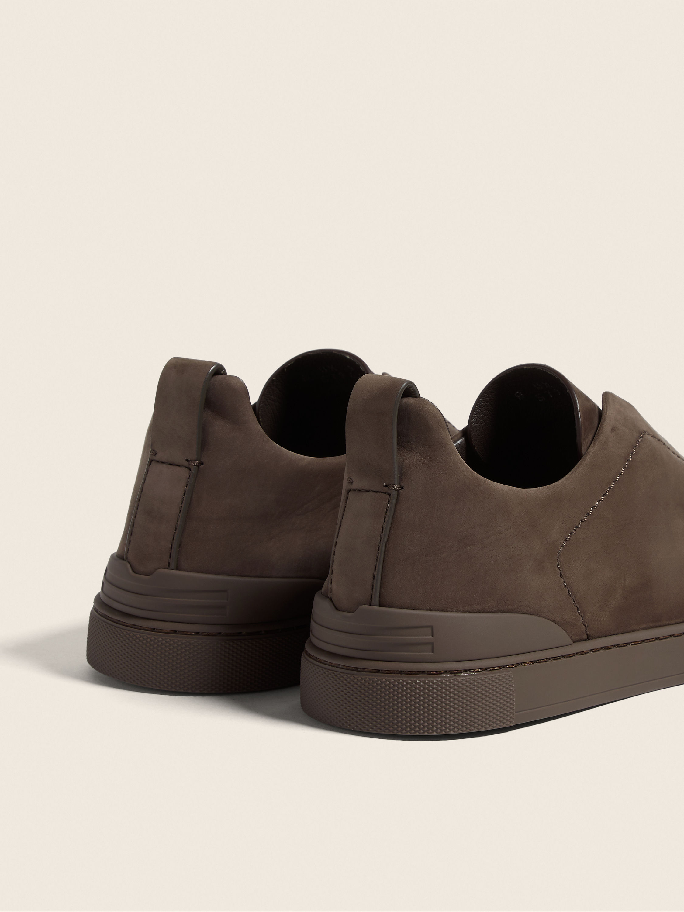 Dark Taupe Triple Stitch™ SECONDSKIN Sneakers Product detail photo #1