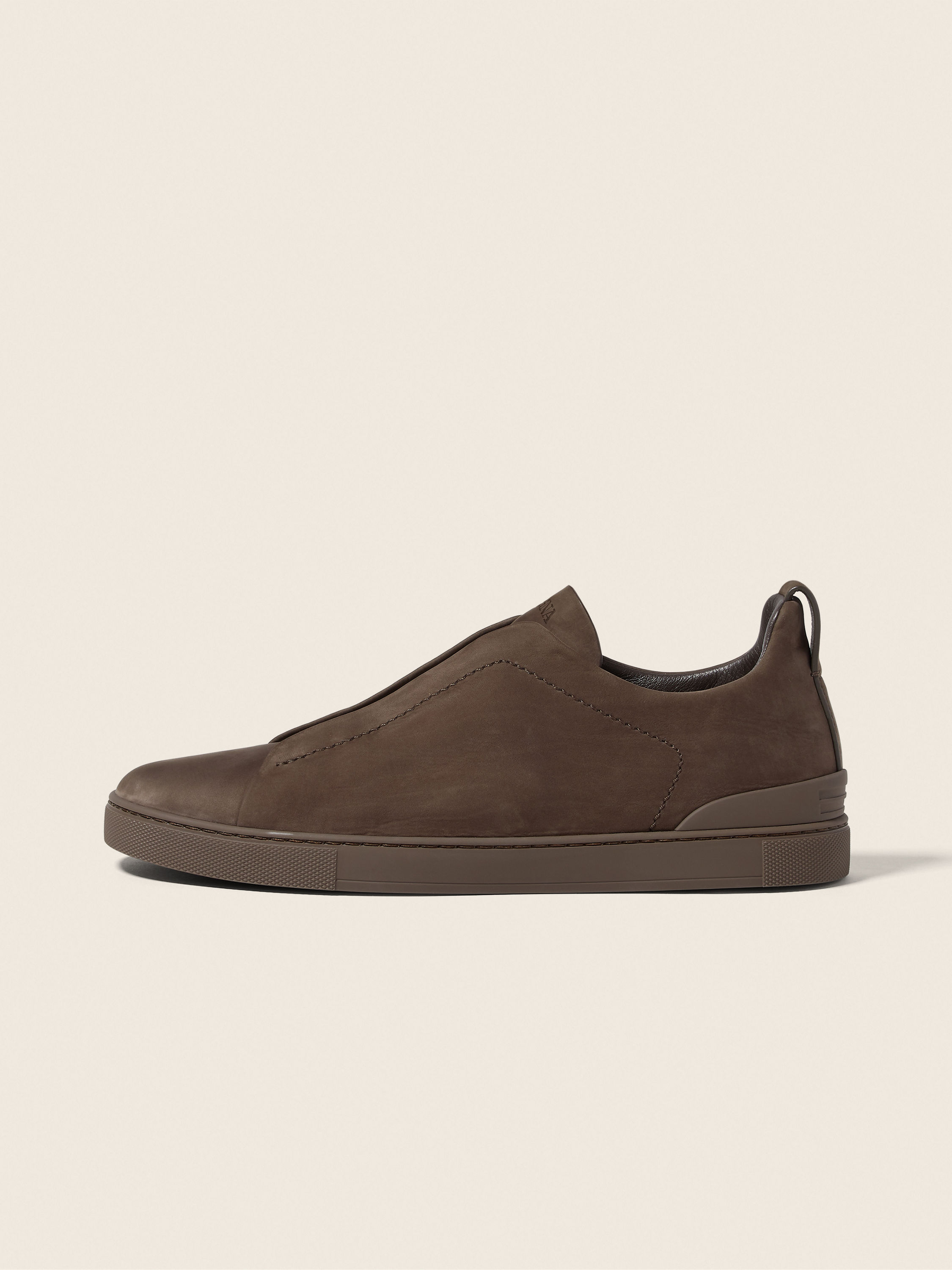 Dark Taupe Triple Stitch™ SECONDSKIN Sneakers Product detail photo #3