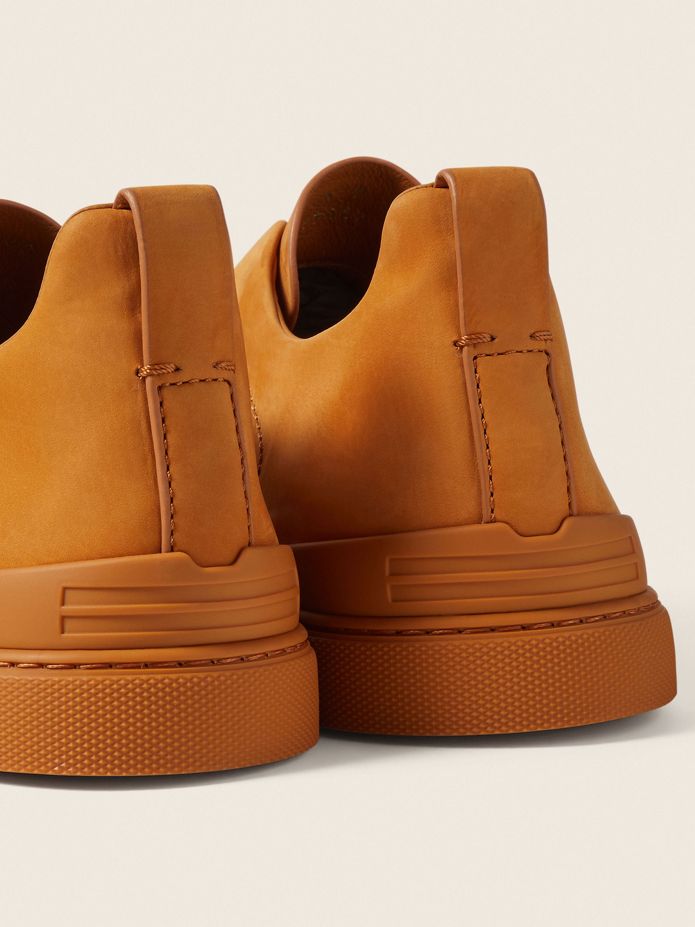 Dark Orange Triple Stitch™ SECONDSKIN Sneakers Product detail photo #1