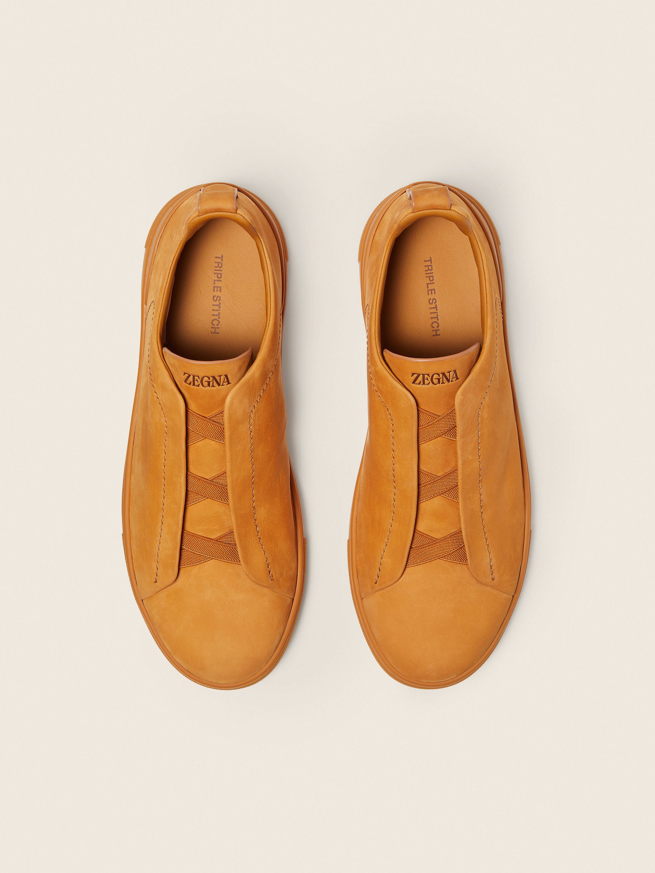 Dark Orange Triple Stitch™ SECONDSKIN Sneakers Product detail photo #2