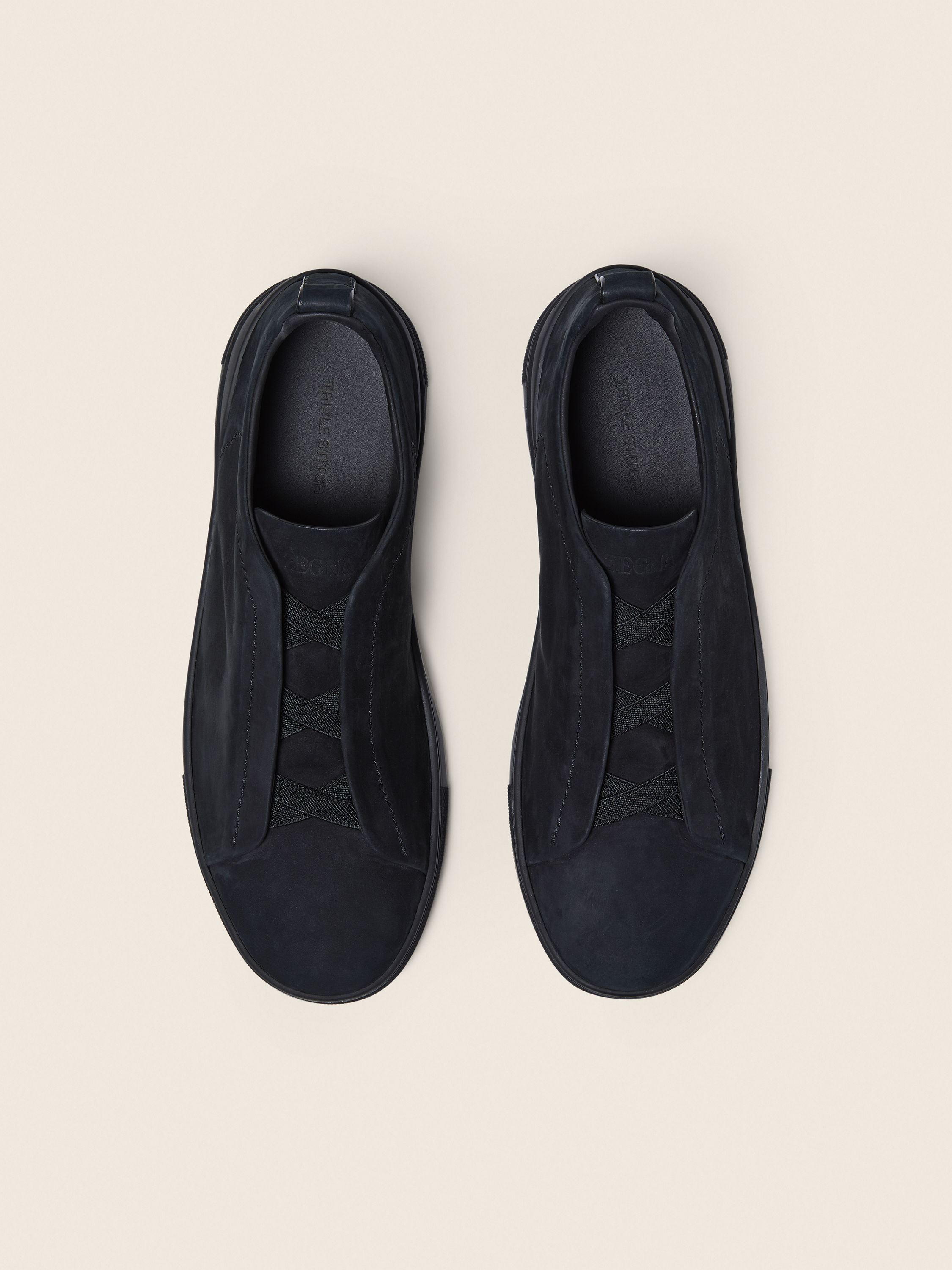 Black Triple Stitch™ SECONDSKIN Sneakers Product detail photo #3