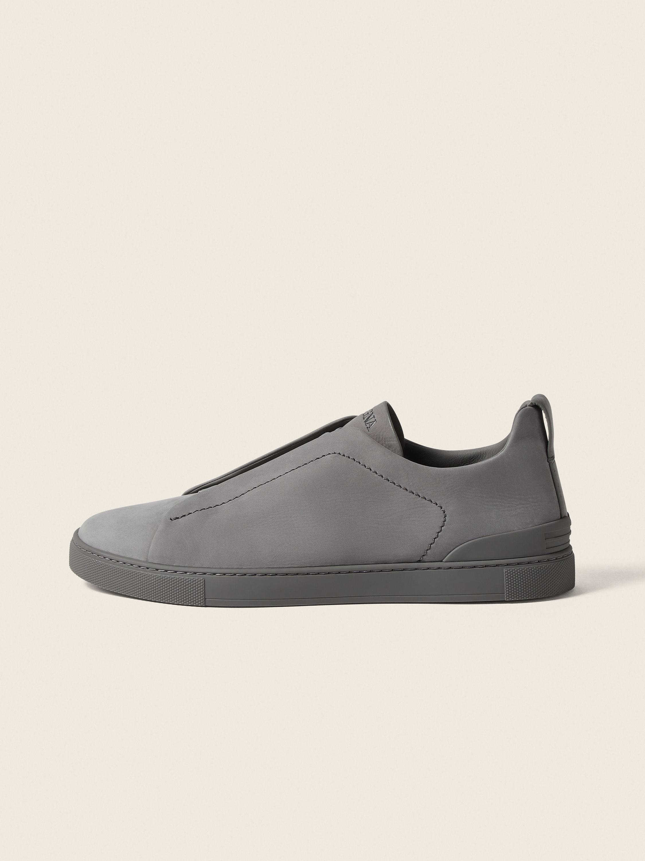 Grey Mélange Triple Stitch™ SECONDSKIN Sneakers Product detail photo #3