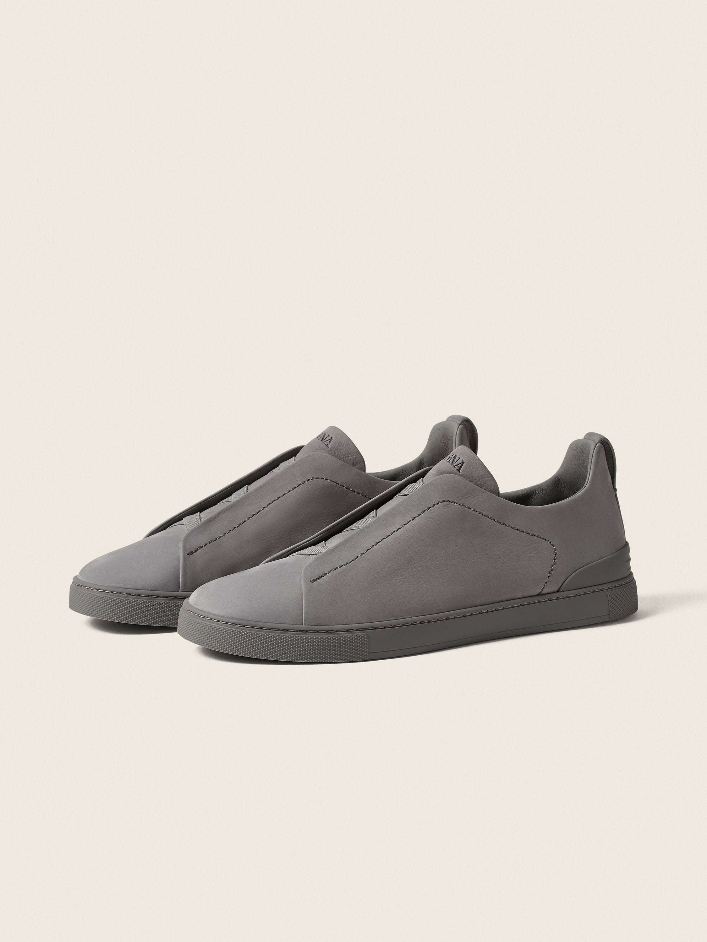 Grey Mélange Triple Stitch™ SECONDSKIN Sneakers FW26 39359019