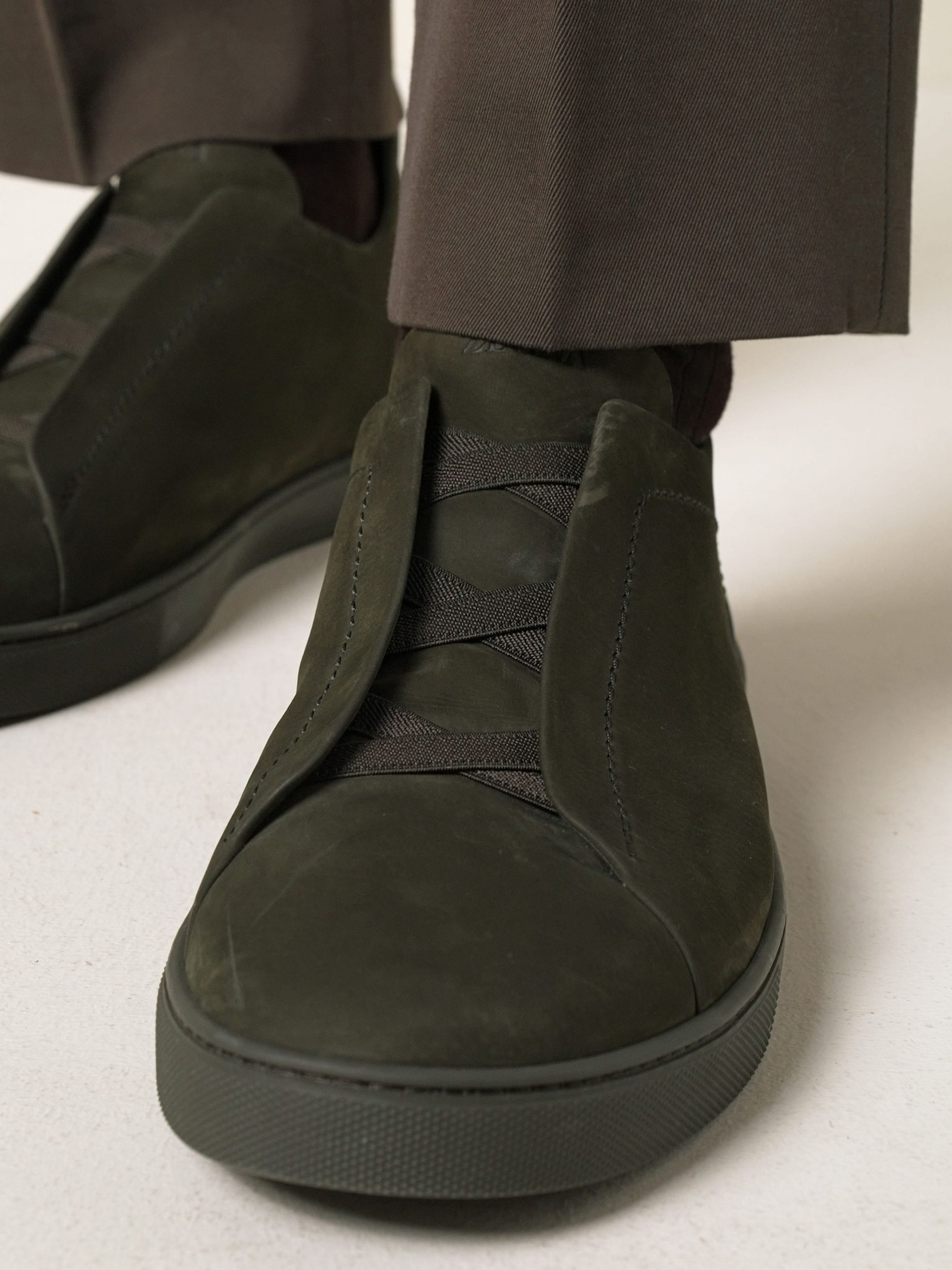 Dark Olive Green Triple Stitch™ SECONDSKIN Sneakers