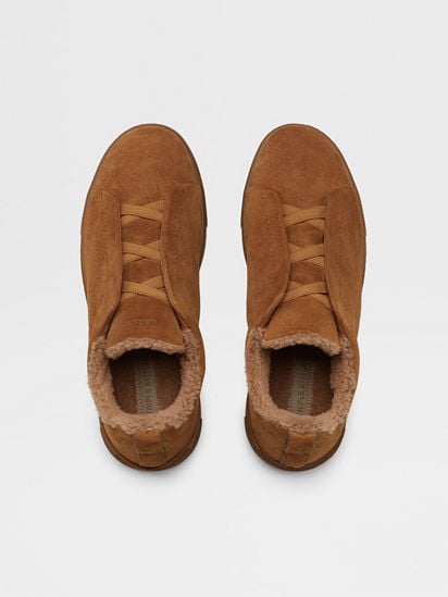 Light Brown Suede Triple Stitch™ Sneakers SS25 27874166 Light Brown Suede Triple Stitch™ Sneakers SS25 27874166