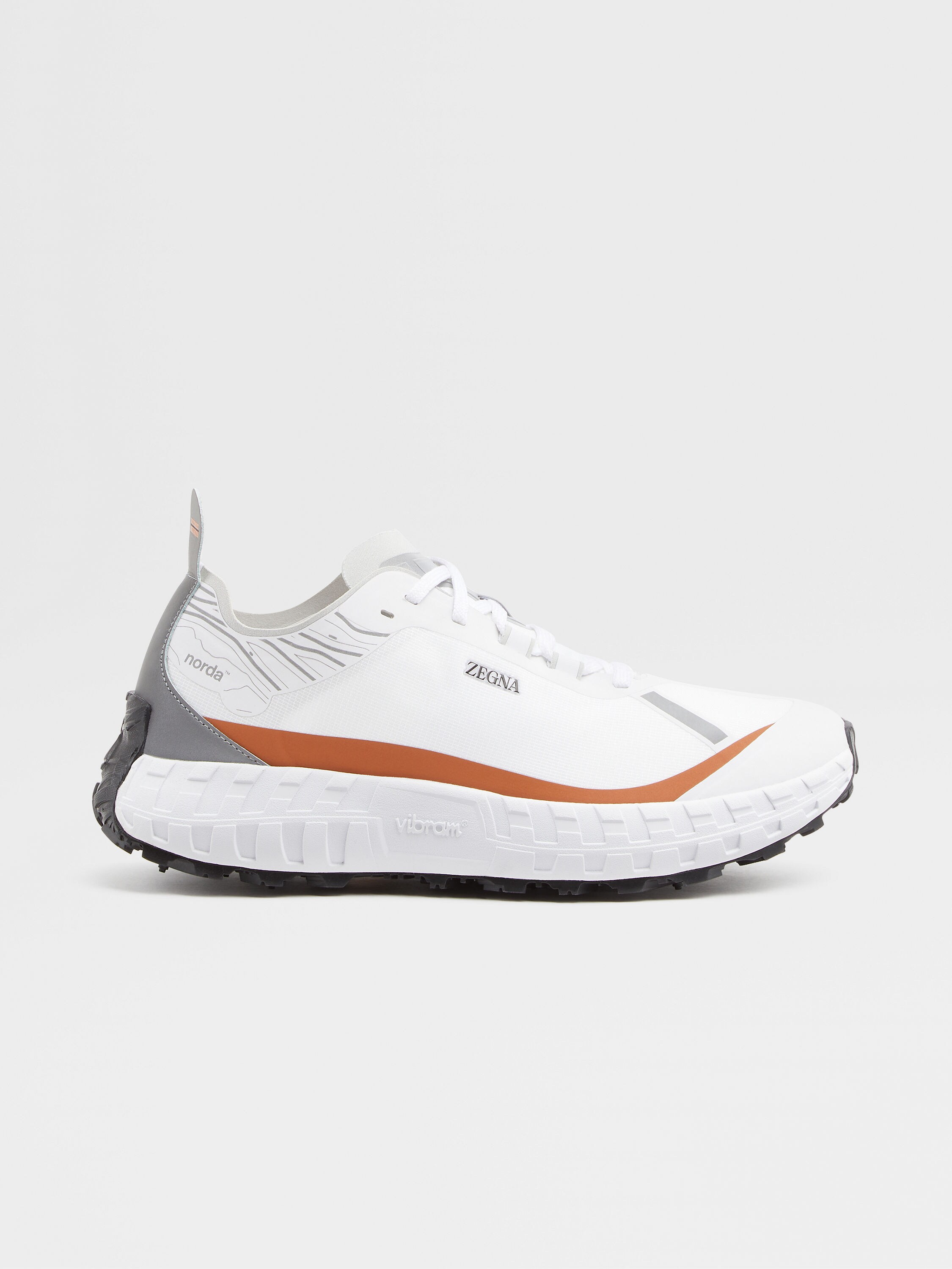 ZEGNA x norda™ 001 White Technical Fabric Sneakers SS24