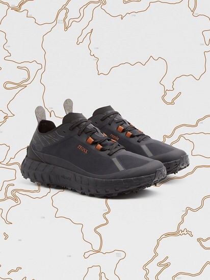 ZEGNA x norda™ 001 Black Technical Fabric Sneakers SS25