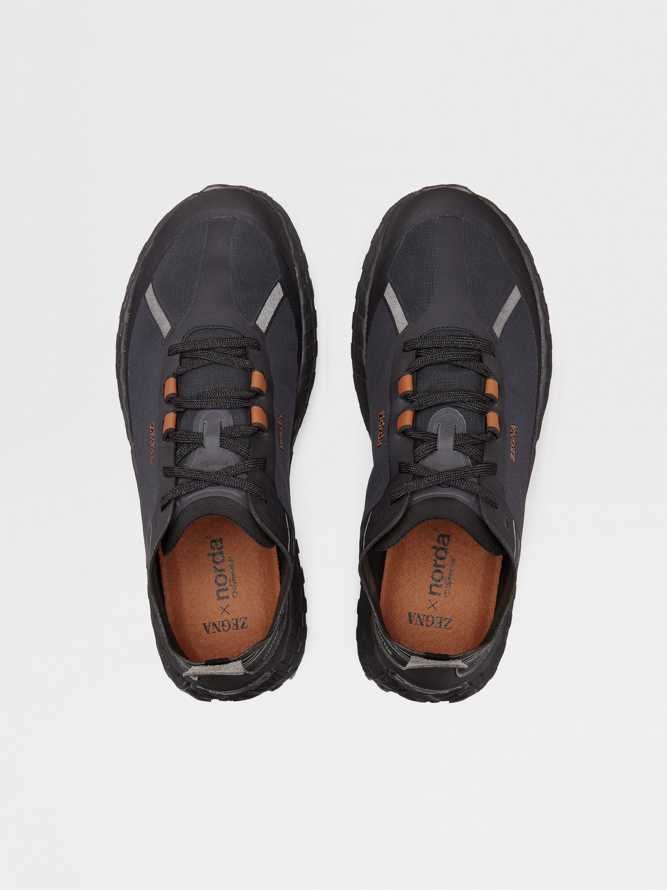 ZEGNA x norda™ 001 Black Technical Fabric Sneakers SS25