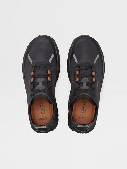 ZEGNA x norda™ 001 Black Technical Fabric Sneakers SS25