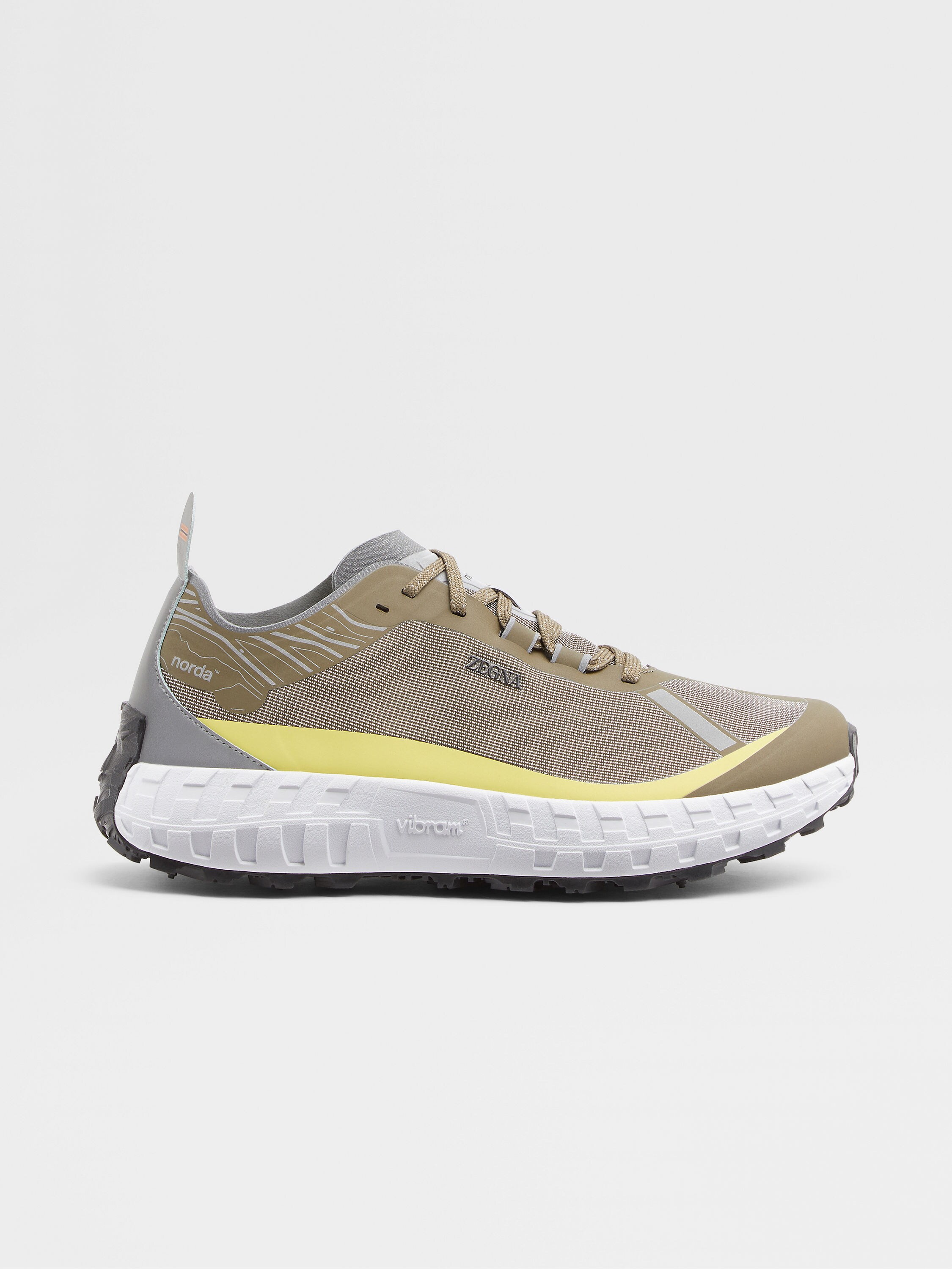 ZEGNA x norda™ Olive Green Low Top Running Sneakers FW23