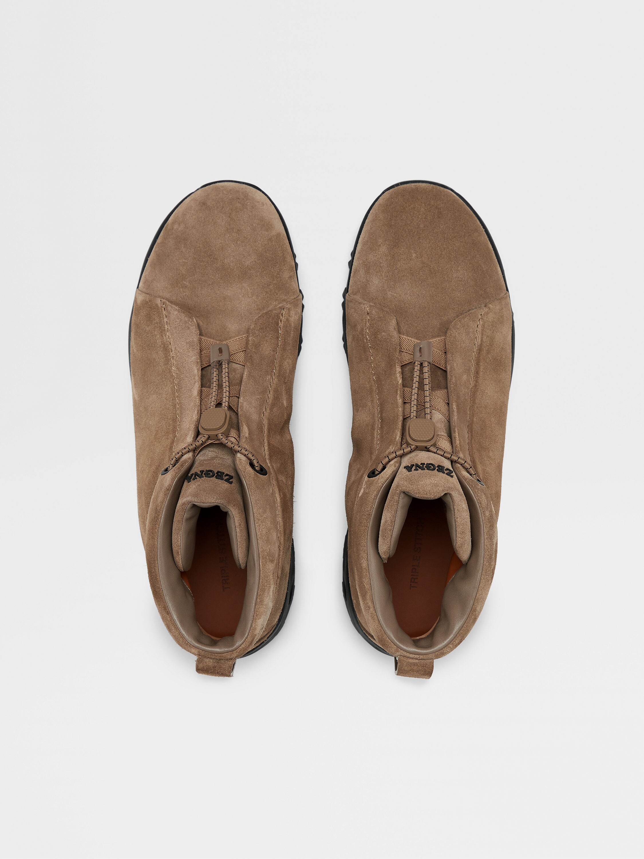 Beige Suede Triple Stitch™ Vetta Sneakers Product detail photo #2