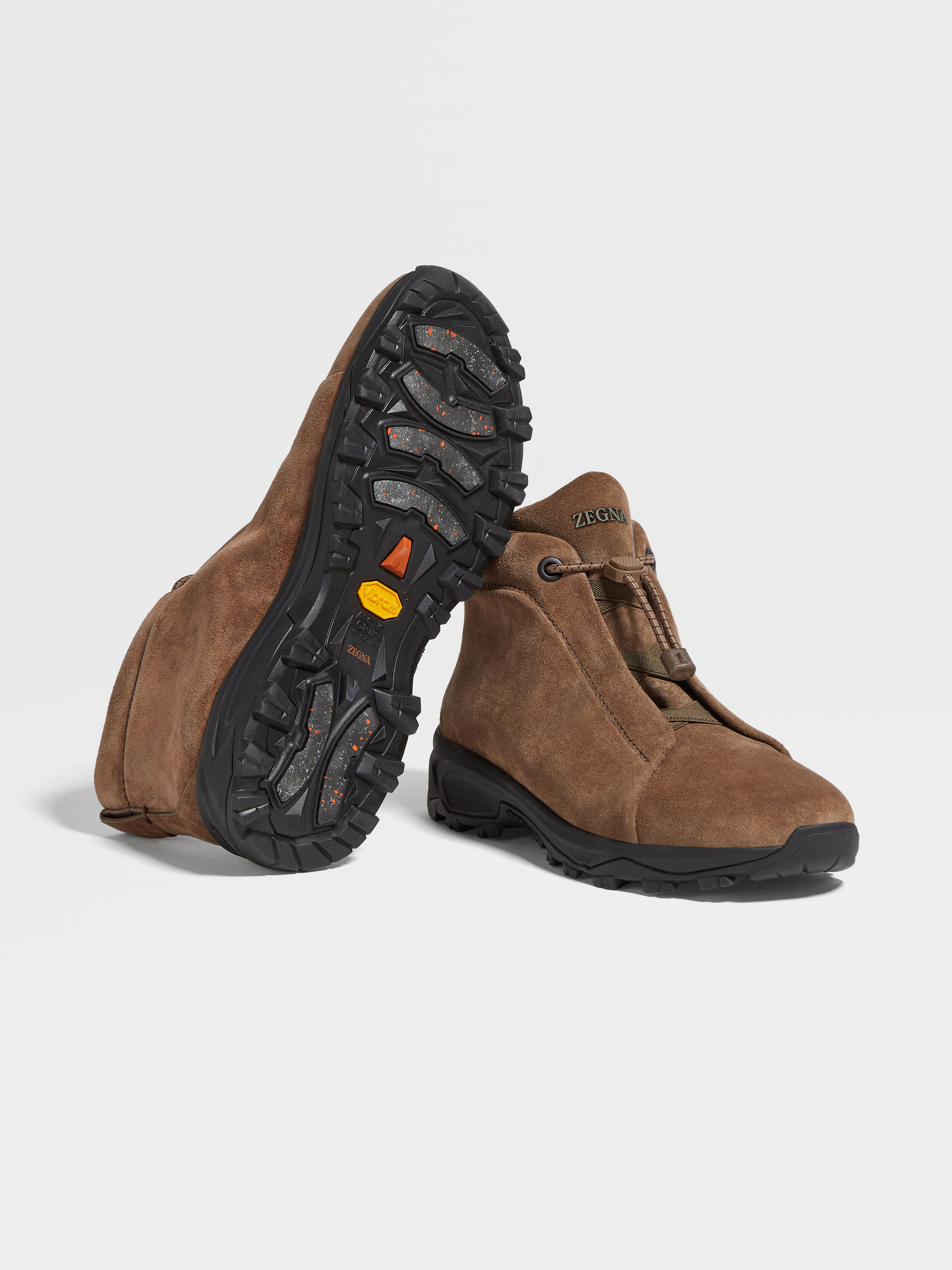 Brown Suede Triple Stitch™ Vetta Sneakers Product detail photo #5