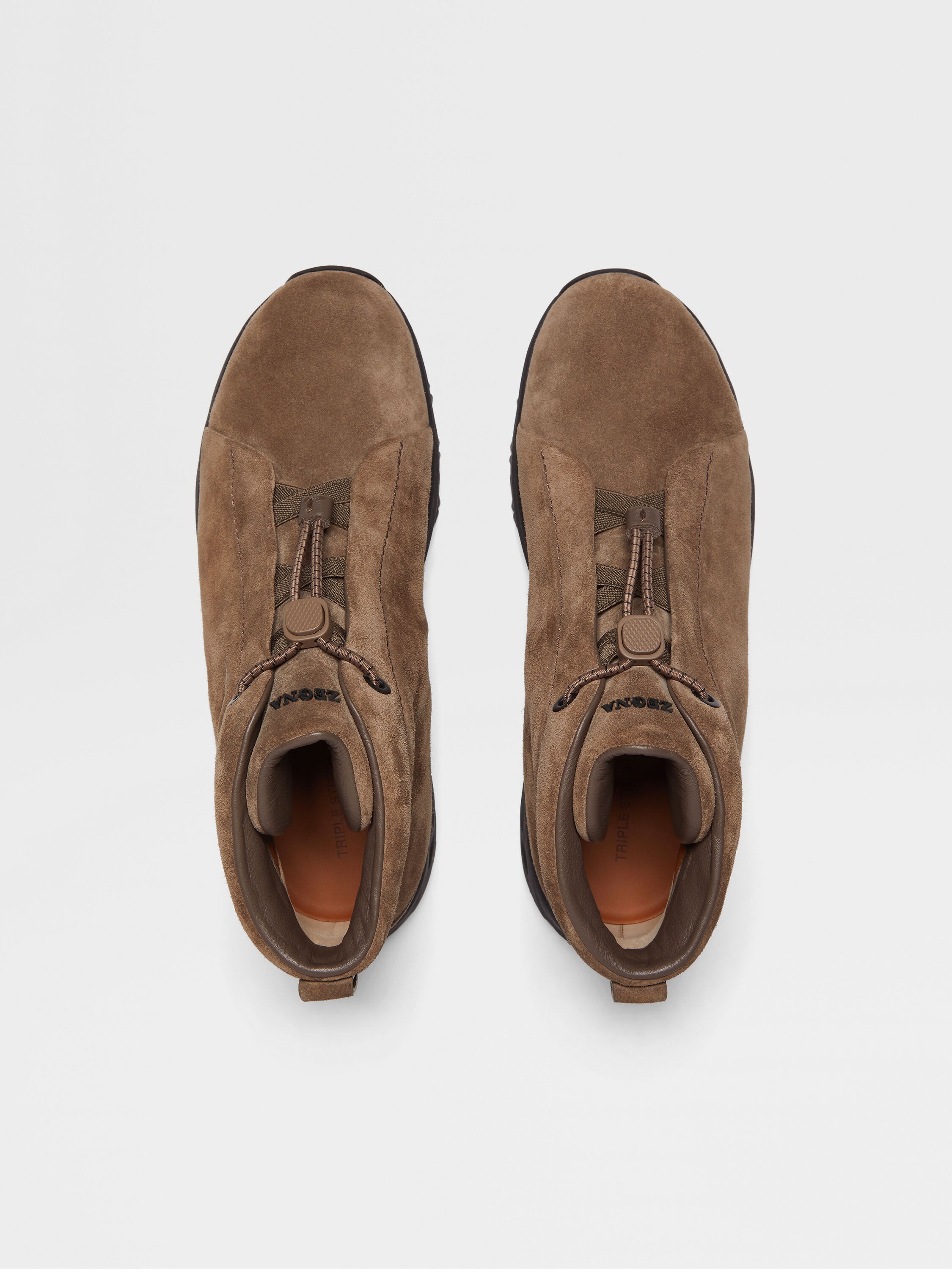 Brown Suede Triple Stitch™ Vetta Sneakers Product detail photo #3