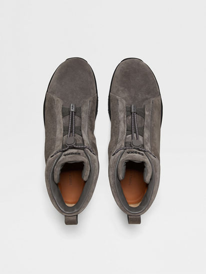 Grey Suede Triple Stitch™ Vetta Sneakers FW25 35794659 Zegna HU