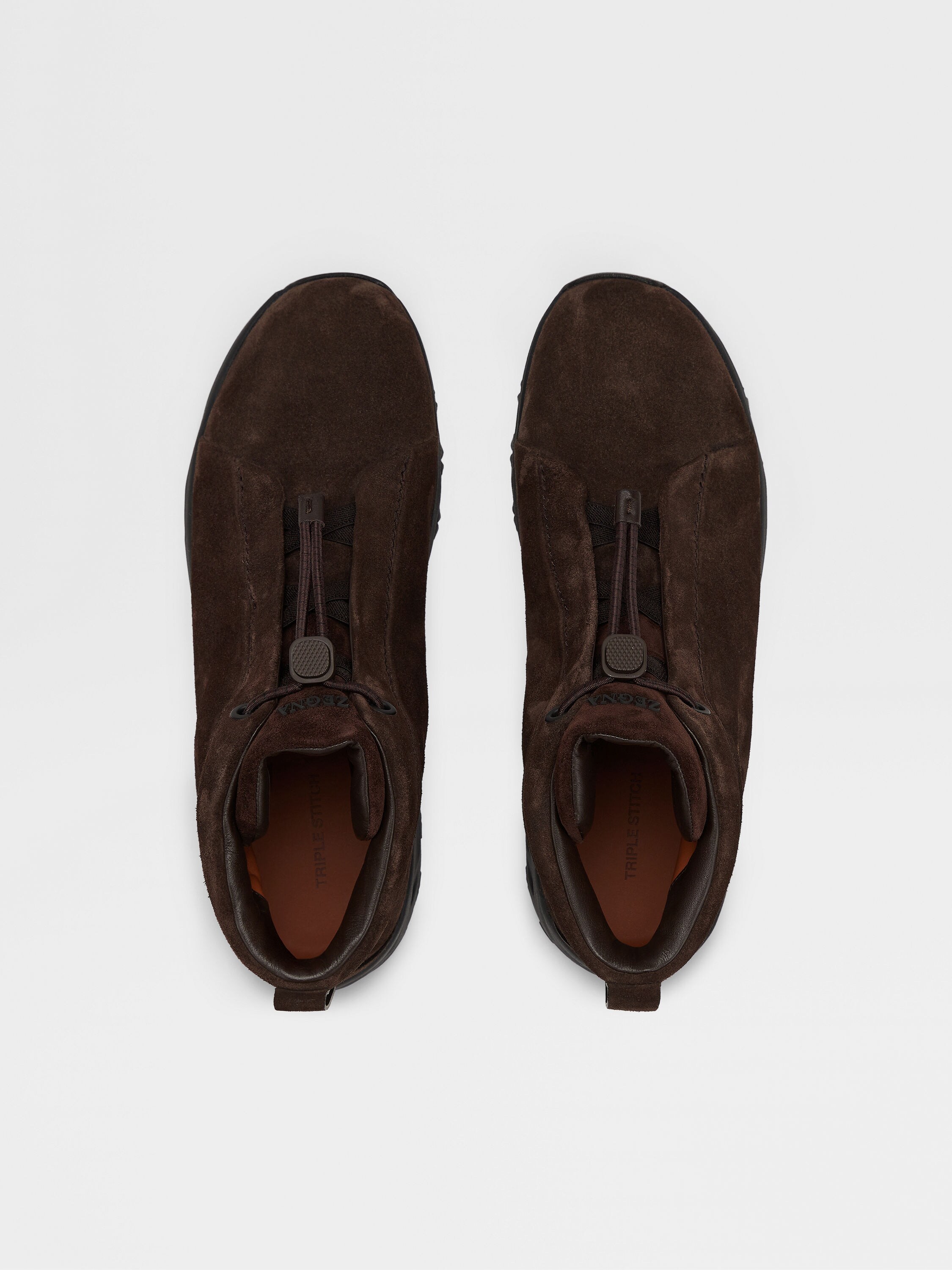 Dark Brown Suede Triple Stitch™ Vetta Sneakers Product detail photo #3