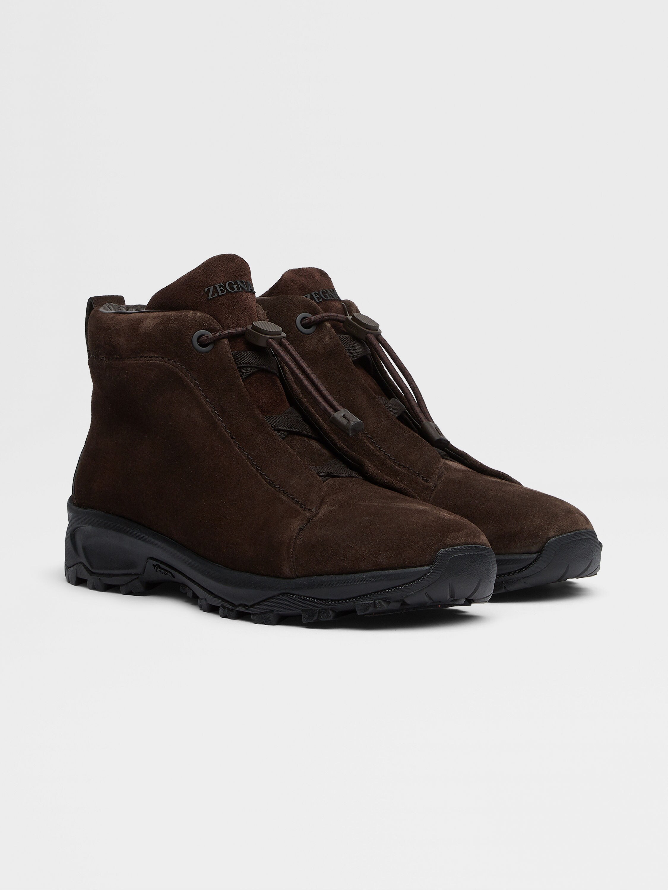 ZEGNA sneaker Triple Stitch™ in suede - Neutro - S4667ZLHSOYCOC