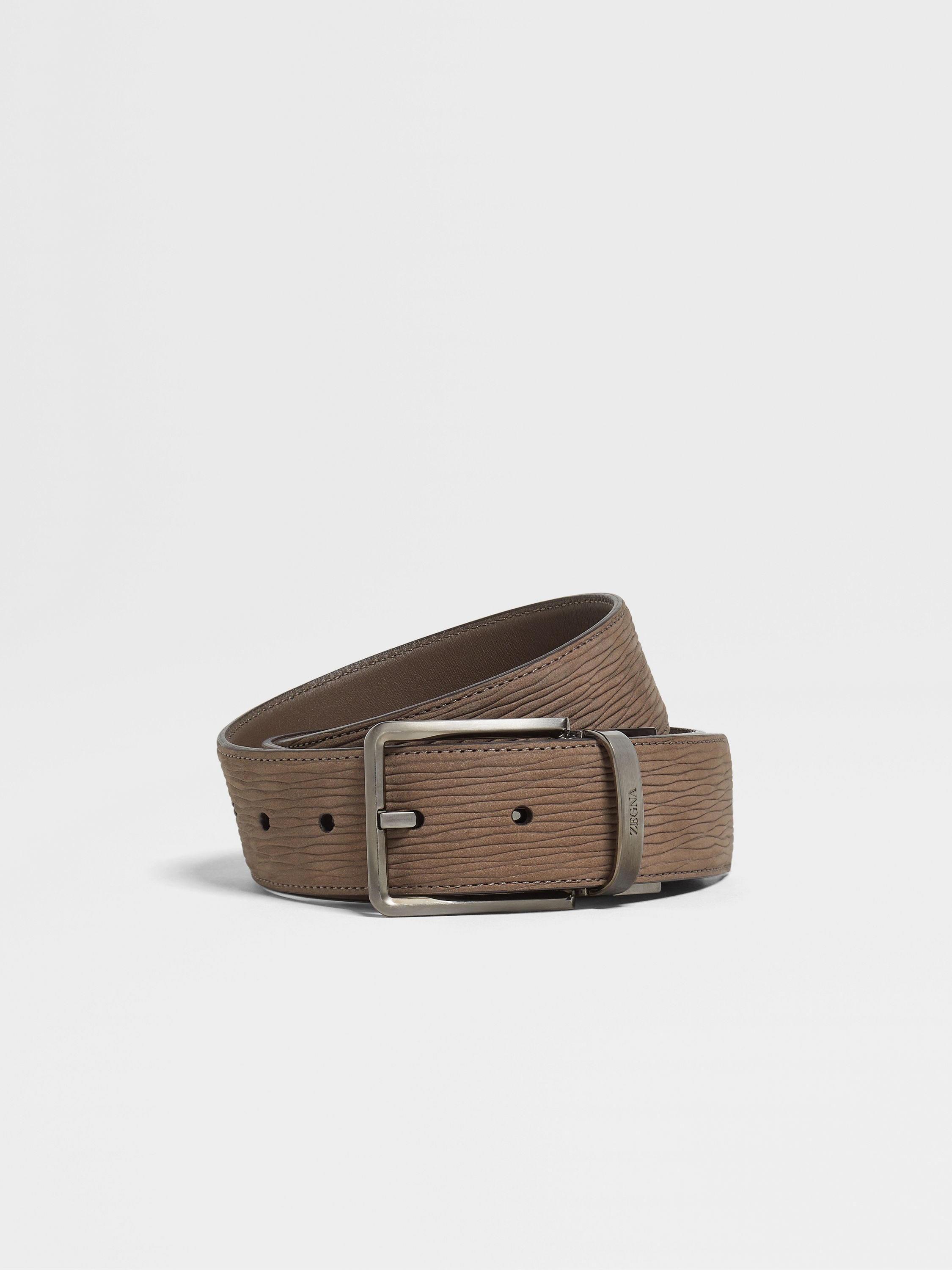 Brown Bovine Leather Belt Main product photo