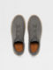 Grey Mélange Linen and Leather Triple Stitch™ Espadrilles Product detail photo #2