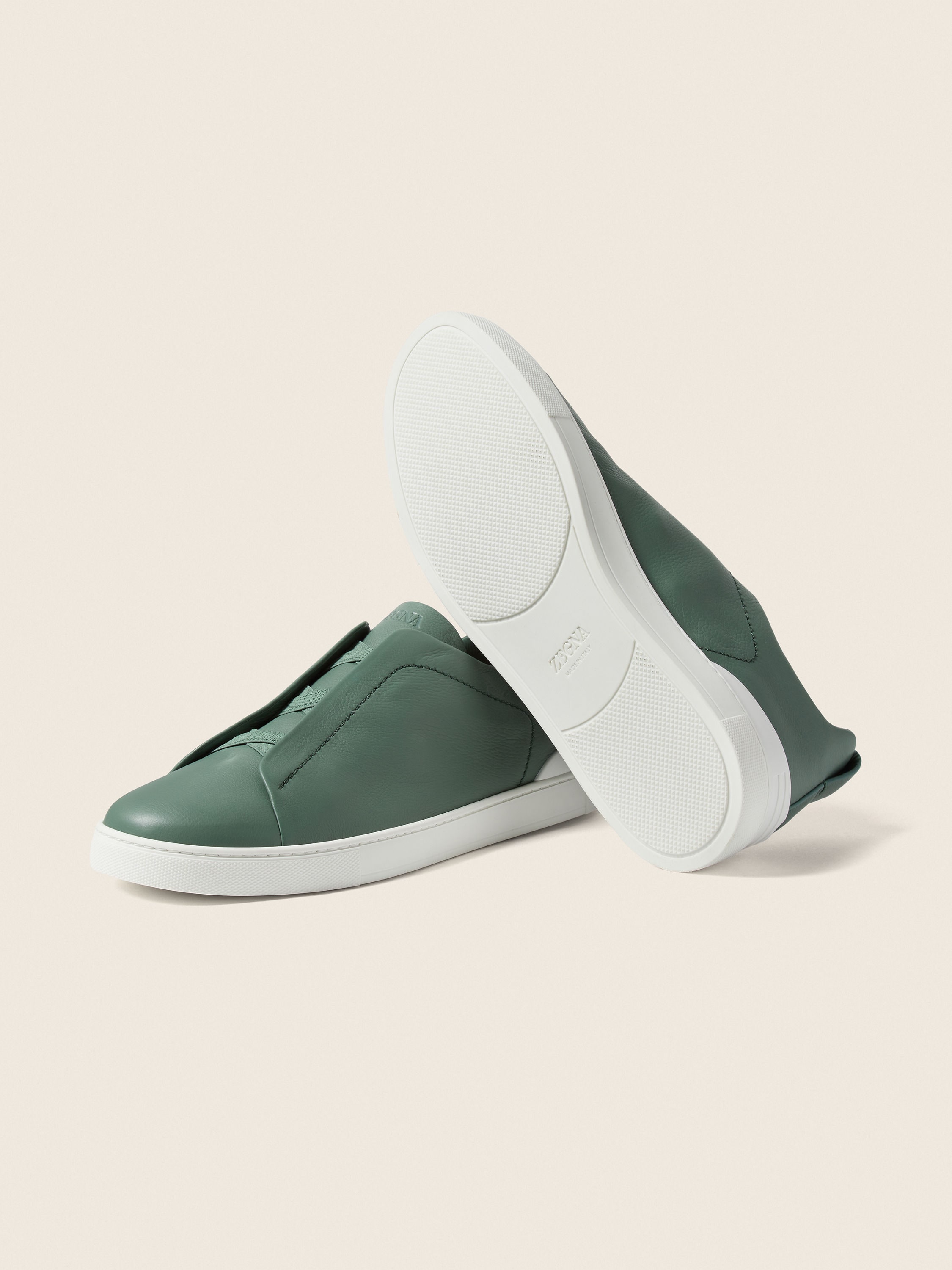 Light Green Triple Stitch™ SECONDSKIN Sneakers Product detail photo #4