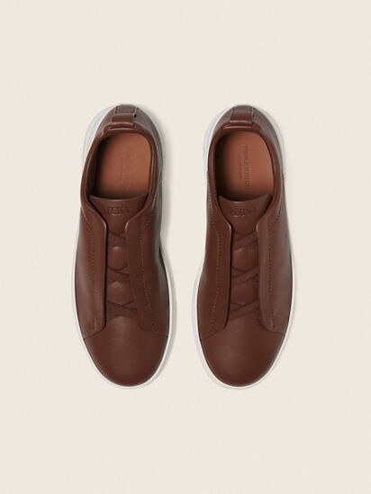 maron♡’s Almond Brown Triple Stitch™ SECONDSKIN Sneakers SS26 37094833