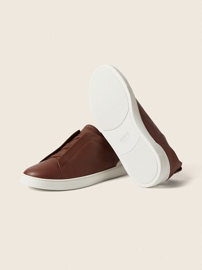 Almond Brown Triple Stitch™ SECONDSKIN Sneakers SS26 37094833